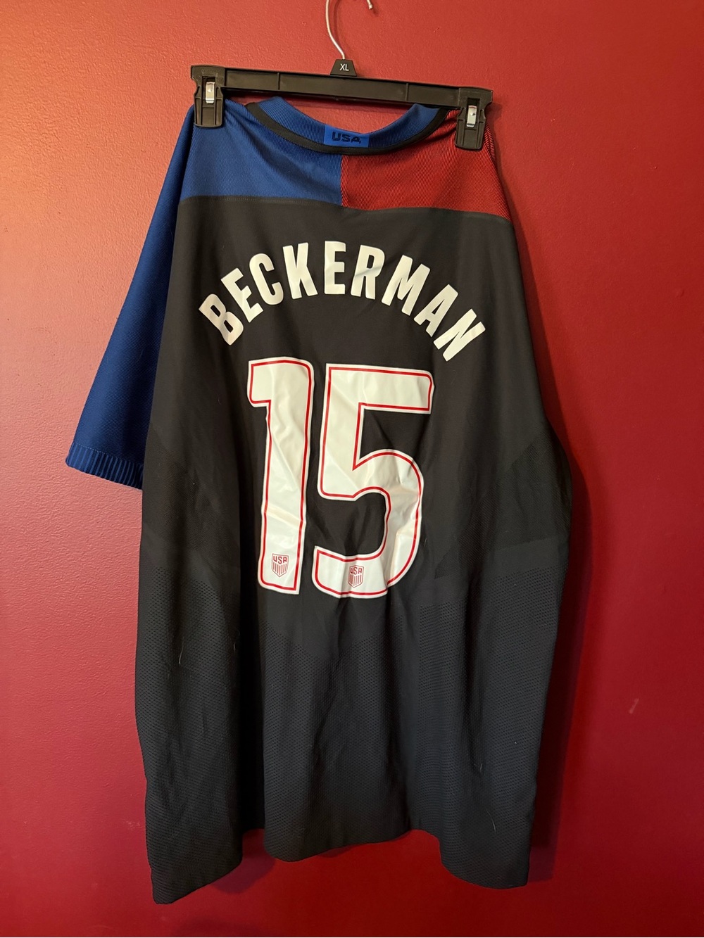 Nike Dri-FIT Men's Blue Athletic Shirt Beckerman